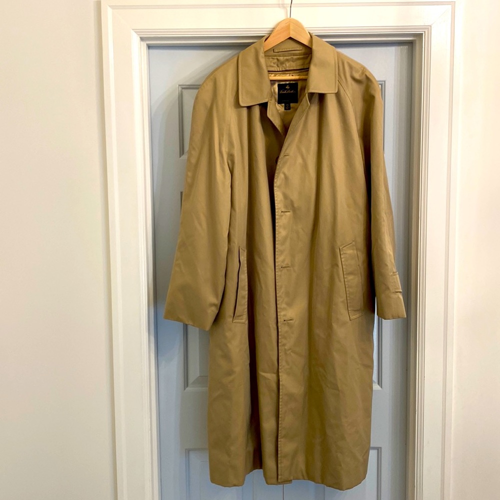 Brooks Brothers Tan Overcoat made in USA
